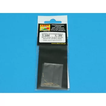 Aber Models - Set of 12 pcs 76,2 mm barrels for USN