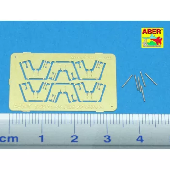 Aber Models - 6 pcs 4 cm Flak 28 barrels with shields