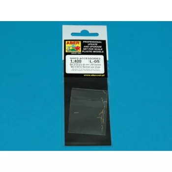 Aber Models - Set of 20 pcs 20mm barrels MG C/30