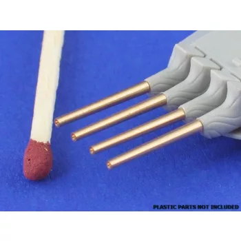   Aber Models - Set of 8 pcs 380 mm short barrels for ships Richelieu,Jean Bart