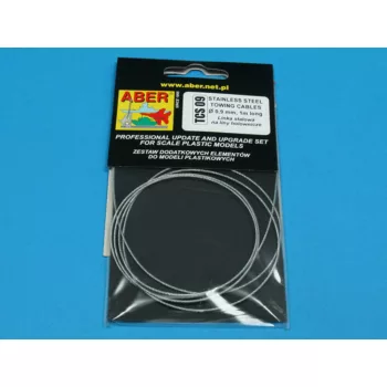 Aber Models - Stainless Steel Towing Cables 0,9mm 1 m long