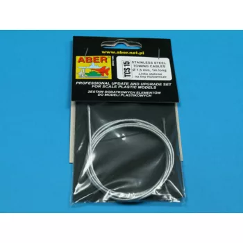   Aber Models - Stainless Steel Towing Cables O 1,5 mm, 1 m long