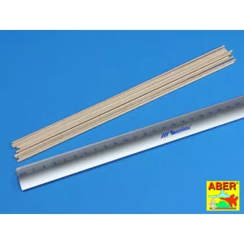 Aber Models - Wood round rods 2mm