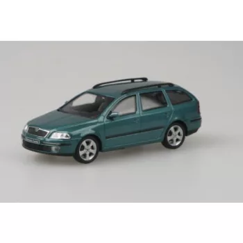   ABREX - 1:43 Skoda Octavia II Combi (2004) - Green Island Metallic - Abrex