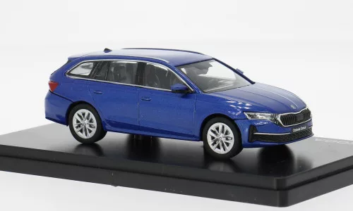 Abrex - Skoda Octavia IV FL blau 2024 1:43