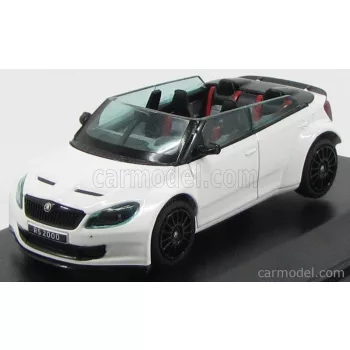   Abrex - Skoda Fabia Rs2000 Roadster Concept Car 2011 - Black Wheels White
