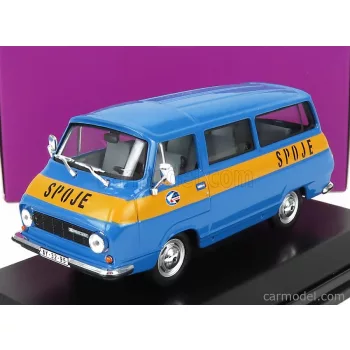 Abrex - Skoda 1203 Minibus Poste Spoje 1974 Blue Yellow