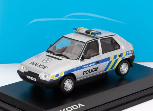 Abrex - SKODA FAVORIT 136L POLICIE 1988 SILVER BLUE
