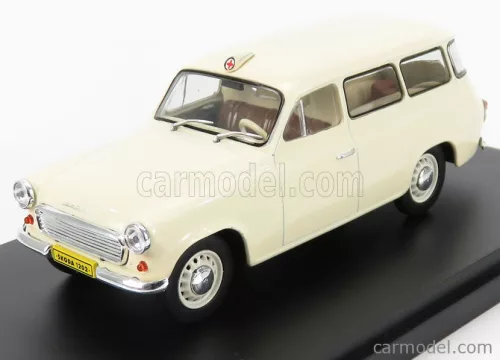 Abrex - Skoda 1202 Sw Station Wagon Ambulance 1964 Cream