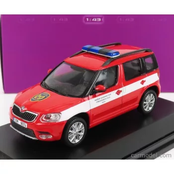   Abrex - Skoda Yeti Suv Facelift (Restyling) Fire Engine 2013 Red White
