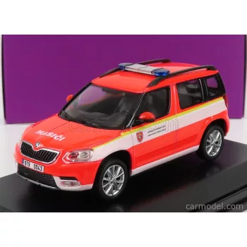   Abrex - Skoda Yeti Suv Facelift (Restyling) Fire Engine 2013 Red Fluo White