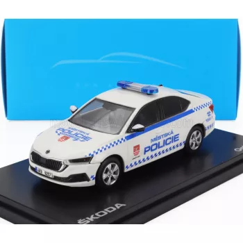 Abrex - SKODA OCTAVIA IV MESTSKA POLICIE 2020 WHITE BLUE
