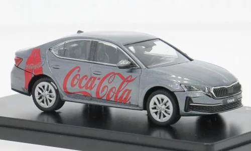 Abrex - Skoda Octavia IV FL gray 2024 Coca Cola