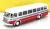 Abrex - SKODA 706 AUTOBUS RTO 1961 WHITE RED SILVER