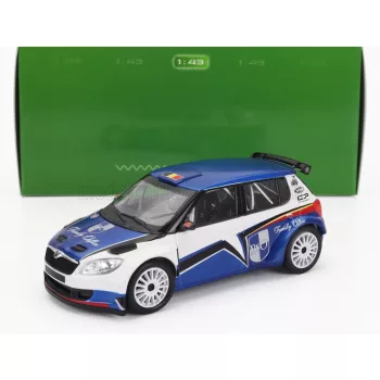   ABREX - SKODA FABIA II FL S2000 N 0 SKODA MOTORSPORT LOIX DESIGN RALLY 2010 BLUE MET WHITE