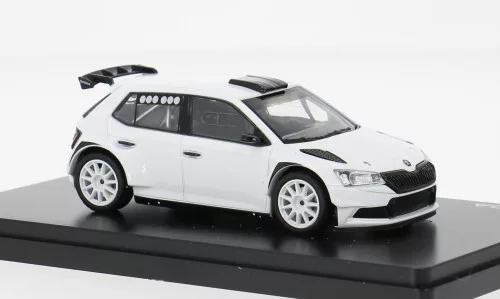 Abrex - Skoda Fabia III FL Rally2 Evo weiss 2019 1:43