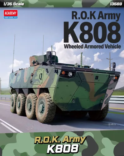 Academy - R.O.K. Army K808 Wheeled Armored Vehicle