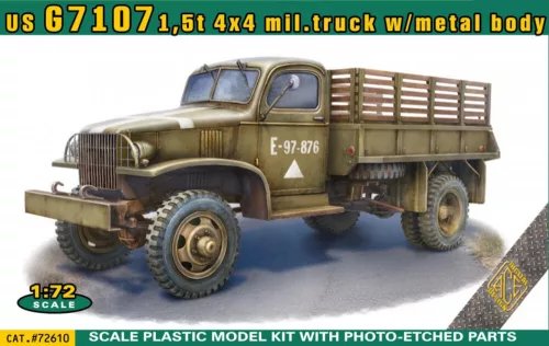 ACE - US G7107 1,5t 4x4 army truck w/metal body