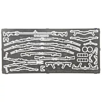 Ace - Photoetched set Soviet WWII hand weapons
