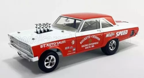 Acmemodels - PLYMOUTH CORONET AWB MISTER SPEED BS AUTO SALES RACING 1965 RED WHITE