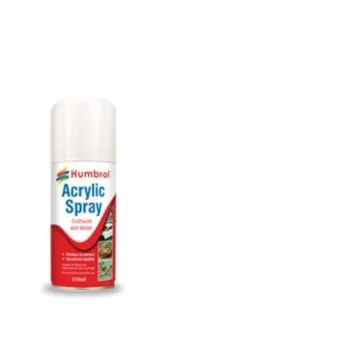   Humbrol - HUMBROL ACRYLIC HOBBY SPRAY 150ML No 34 White Matt US Marines