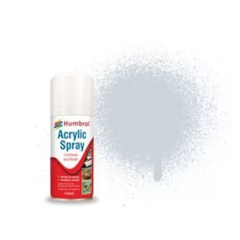   Humbrol - HUMBROL METALCOTE HOBBY VARNISH SPRAY 150ML No 27002 MetalcotePolished Aluminium