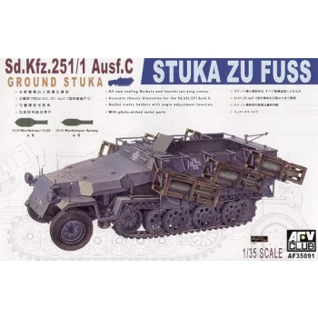 AFV-Club - SDKFZ 251/1 AUSF C STUKA ZU FUSS