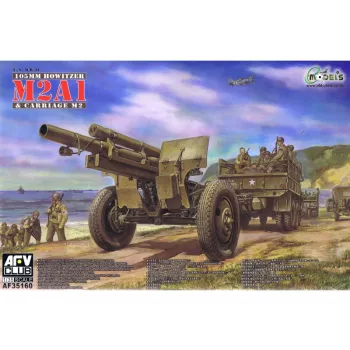 AFV-Club - 105mm HOWITZER M2A1 Carriage M2