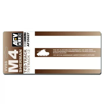 Afv-Club - M4 T49 Sherman Tracks  Soft Rubber