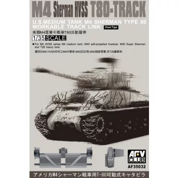 Afv-Club - M4 Sherman HVSS T80 Tracks