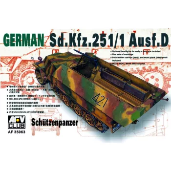 Afv-Club - Sdkfz 251 D 1 Half Track