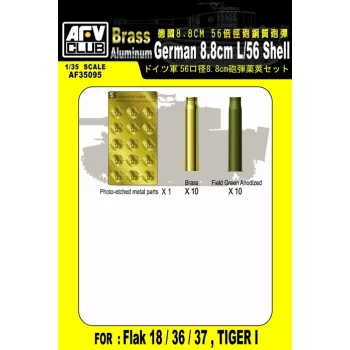 Afv-Club - 8,8 mm L/56 SHELL CASE