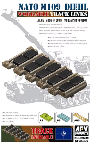 Afv-Club - NATO M109  Diehl Workable Track Links