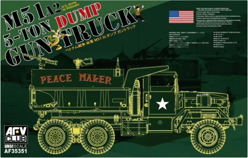 AFV-Club - M51A2 5-ton 6x6 Dump Gun Truck
