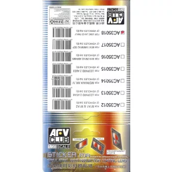 Afv-Club - Sticker Anti Reflection for USMC LAV-25
