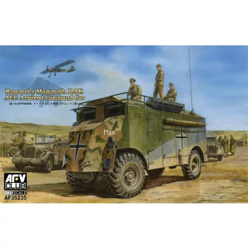   Afv-Club - AEC Armoured Commander Car of Rommel-Mam Mammoth (DAK)