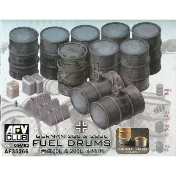 Afv-Club - German 20L & 200L Fuel Drums