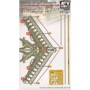 AFV-Club - Indicator + Chain for M1132 Stryker Mine Plough