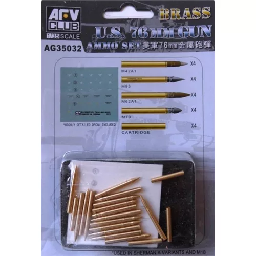 AFV-Club - US 76mm Gun Ammo