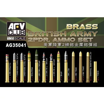 Afv-Club - British Army 2PDR Ammo Brass Set