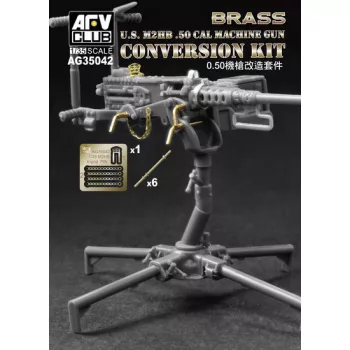 Afv-Club - US M2Hb  50 Cal Machine Gun Con Kit