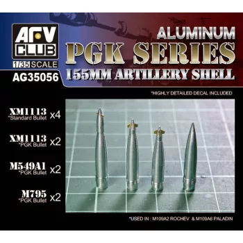 AFV-Club - 155MM ARTILLERY SHELL PGK SERIES