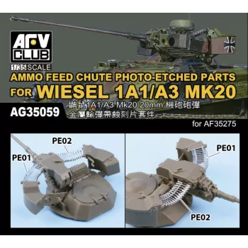 AFV-Club - AMMO FEED CHUTE PE FOR WIESEL 1A1/A3 MK20