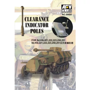 Afv-Club - CLEARANCE POLES SDKFZ (6 PCS)