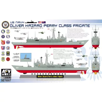AFV-Club - US Navy Oliver Hazard Perry Class Frigate