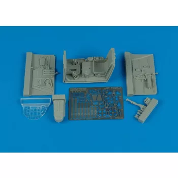 Aires - Bf 109 K cockpit set für Hasegawa Bausatz