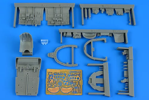 Aires - Macchi C.205V serie I cockpit set ITALERI