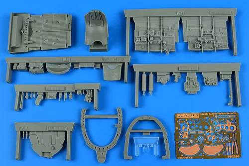Aires - Macchi C.205V Veltro serie III cockpit set for Italeri