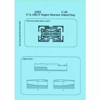 Aires - F/A-18E/F Super Hornet wheel bay for Hasegawa
