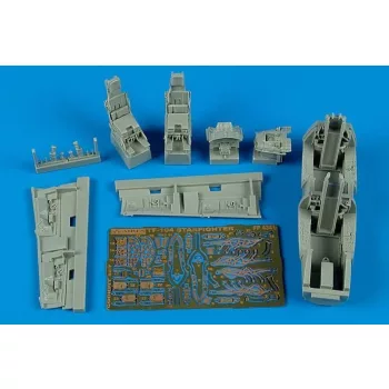 Aires - TF-104 Starfighter Cockpit Set für Hasegawa-Bausatz